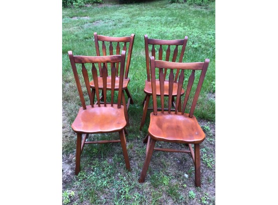 Beautiful Solid Cushman Maple Chairs
