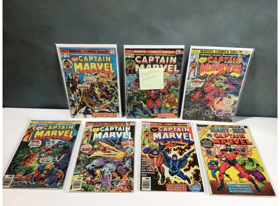 Captain Marvel Comic Book Lot