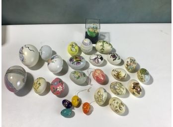 Hand Painted Mixed Egg Lot #2