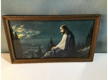 Beautifull Early Jesus Painting