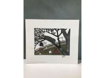 Catherine Grunewald Print Titled The Tree Is Taken