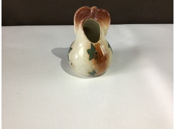 Hand Painted Brown And White Pear
