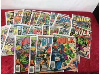 Hulk Comic Books 30 Cent Lot Of 24