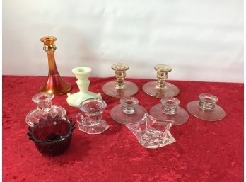 Mixed Miscellaneous Candle Stick Lot