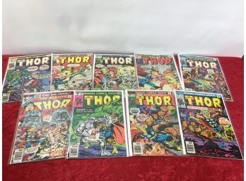 Thor Comic Books Lot Of 9