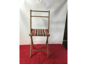 Vintage Foldable Chair Stool