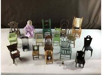 Mixed Doll Chair Lot