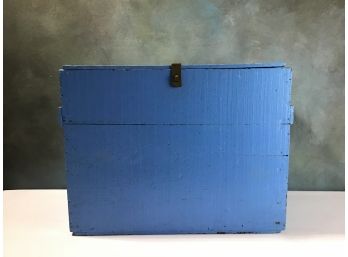 Vintage Blue Storage Box