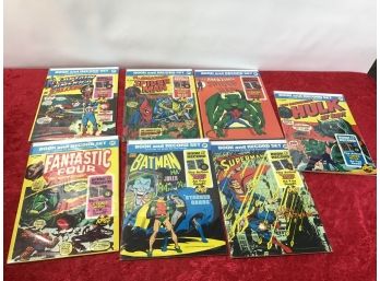 Mixed Comic And Record Sets Of 7