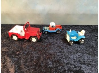 Vintage Toy Car Lot Of 3