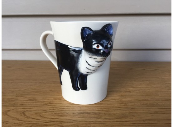 Without A Doubt The Coolest Cat Lover's Mug Ever! Measures 5 7/8' Tall. In Perfect Condition.