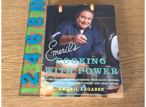 Emeril's Cooking With Power. Emeril Lagasse. 258 Page Beautifully Illustrated Soft Cover Book.