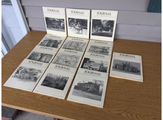Journal Of The New Haven Historical Society. Thirteen (13) Vintage Issues From The 1990s Excellent Condition.