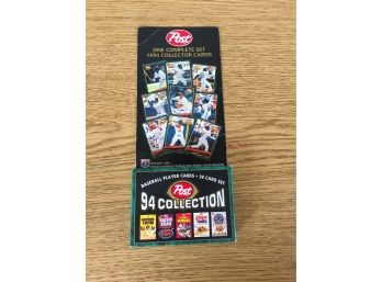 Post 94 Collection. One Complete Set 1994 Collector Cards. New And Unopened.