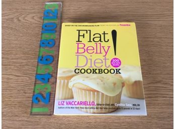 Flat Belly Diet! Cookbook. BY Liz Vaccariello. 356 Page Beautifully Illustrated HC Book With Dust Jacket.