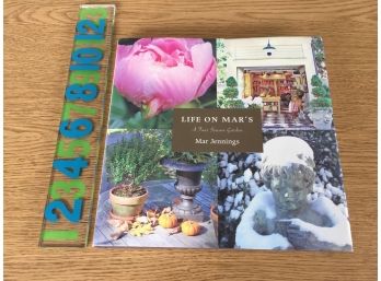 Life On Mar's. A Four Season Garden. Mar Jennings. 155 Page Beautifully Illustrated HC Book W DJ Signed.