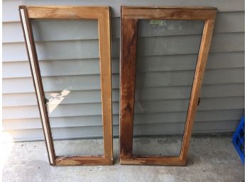 Pair Of Vintage Wood Windows. Measure 15 1/4' X 36'.