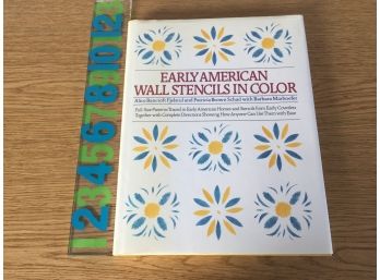 Early American Wall Stencils In Color. Alice Bancroft Et Al. 137 Page Beautifully Illustrated Hard Cover Book.