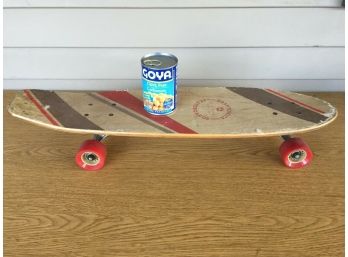 Vintage Kryptonics Skateboard With Kryptonics Trucks And Wheels With Grizzly Bear Graphics.