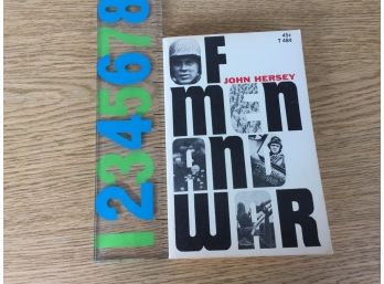 Of Men And War. John Hersey. 132 Page Soft Cover Book In Excellent Condition.