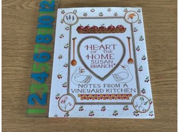 Heart Of The Home Susan Branch. Notes From A Vineyard Kitchen 159 Page Beautifully Illustrated Hard Cover Book