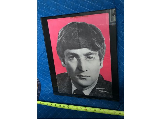 Eye-Popping 1964 John Lennon Fan Mag Poster