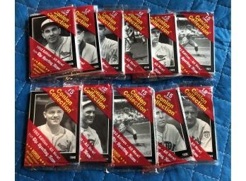 Eleven (11) Unopened Packs Of Sporting News Charles Conlon Baseball Cards