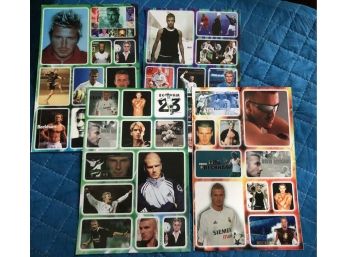 4 Sheets Of David Beckham Stickers