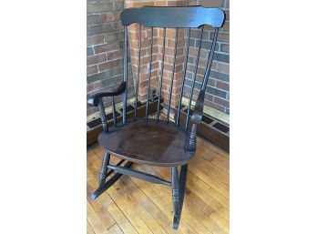 Classic Mixed Wood Rocking Chair