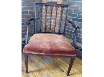 Oversized Traditional Mahogany Arm Chair