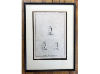 Framed Woodblock Print 'Grande Come L' Original'
