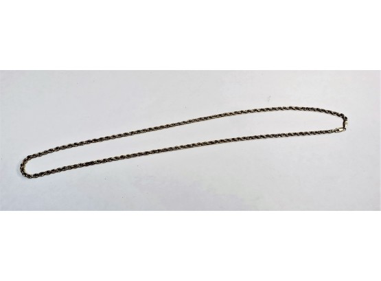 10 Kt Gold Spiral Necklace