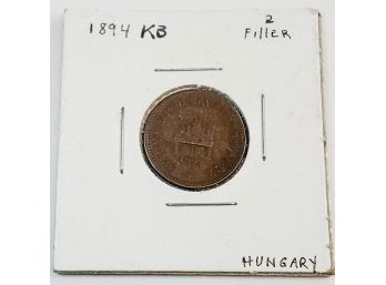 1894 Hungarian Coin