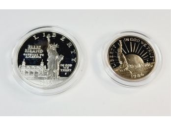 1986-s United States Liberty Commemorative Silver Proof Coins