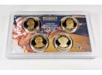 2008 Presidential Proof Golden Dollar Coin Set
