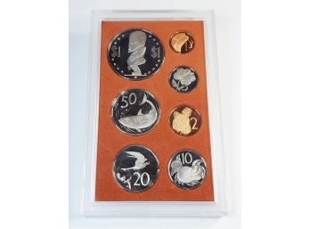 1974 Cook Islands Proof Set. 7 Coins Uncirculated TANGAROA GOD COIN OF FERTILITY