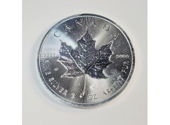 1 Oz  .999 Silver 2016 Canadian Maple Leaf Coin
