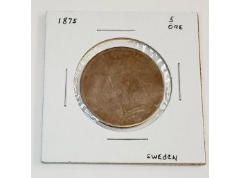 1875 Swedish Coin