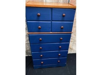 Vintage Painted Blue Dresser