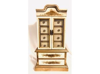French Provincial Style Jewelry Armoire