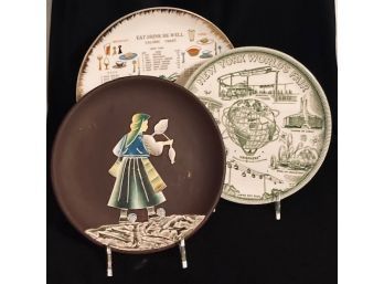 Unique Collectable Plates (3ct)