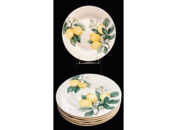 'Lemons' Dinner Plates By Royal Norfolk (6ct)