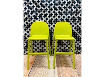 Pair Of Plastic Ikea Chairs