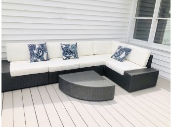 Outdoor Sectional And Ottoman