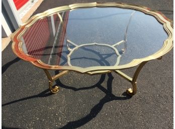 Solid Brass Coffee Table
