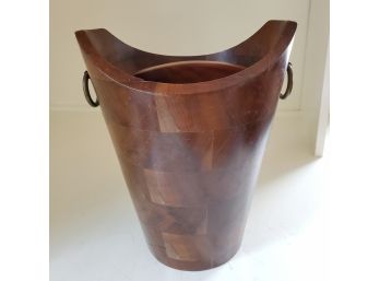 MCM Wooden Ice Bucket