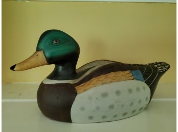 Lifesize Porcelain Mallard Duck