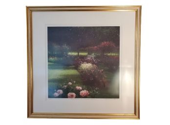 Diana Cote Limited Edition Foral Print Signed In Pencil