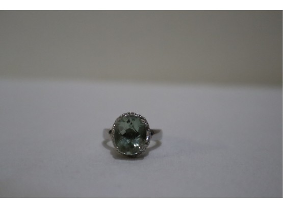 925 Sterling And Light Blue Stone Ring From China Size 7