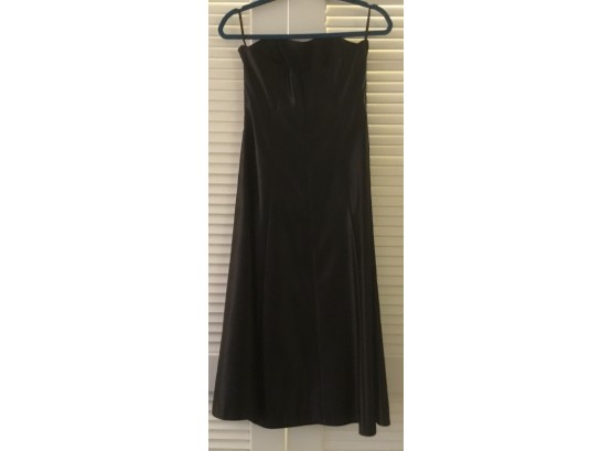 Jessica McClintock Strapless Black Dress Sz. 10